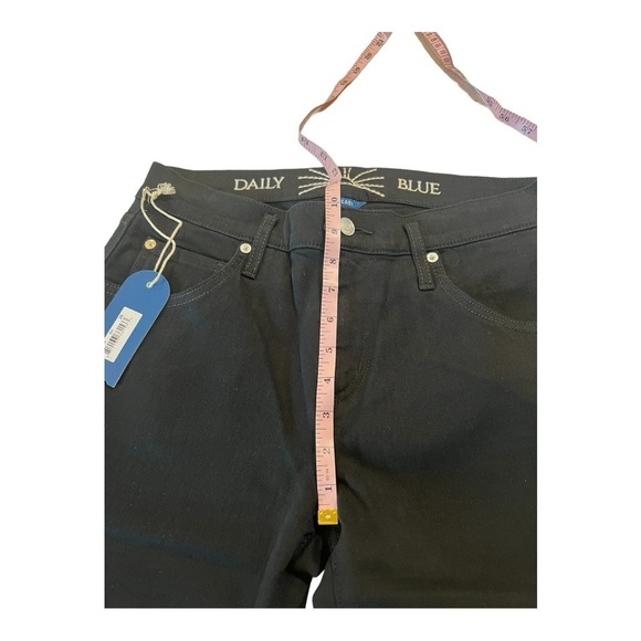 Daily Blue Bell Stay Black Stretch Baxerite Jeans Peace Infinity Wash NEW - Picture 12 of 16